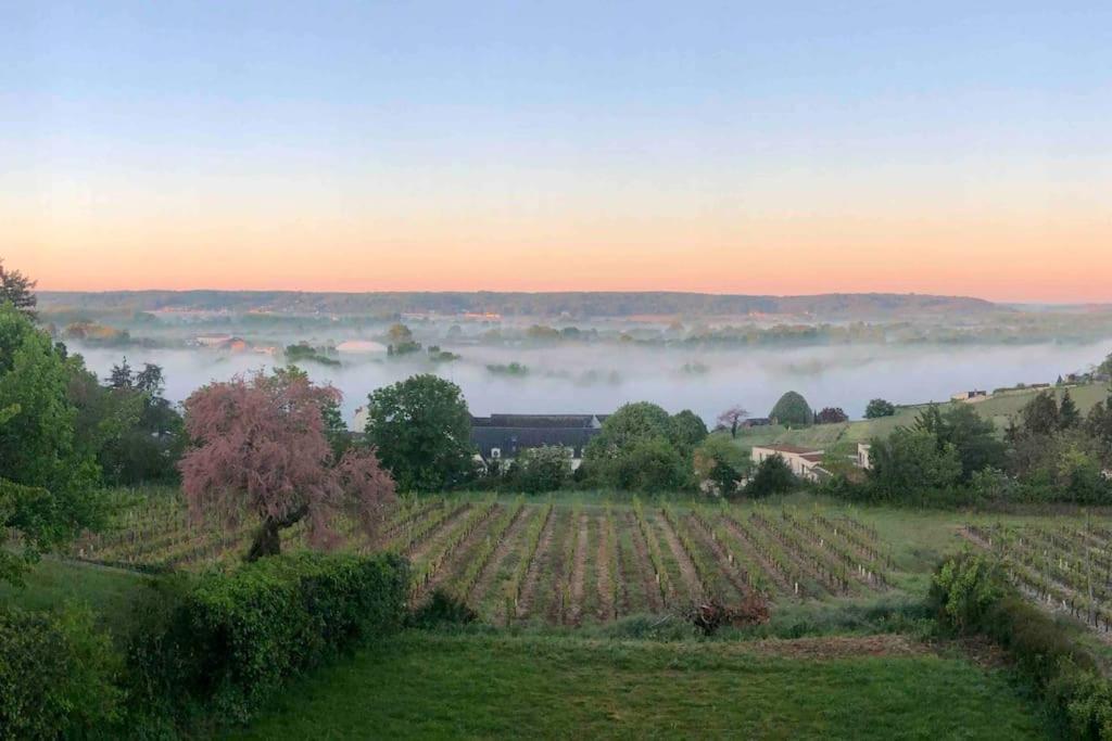 Maison Vue Panoramique Depuis Le Coteau De ชีนง ภายนอก รูปภาพ